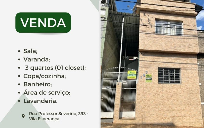 Rua Professor Severino – 393, Vila Esperança