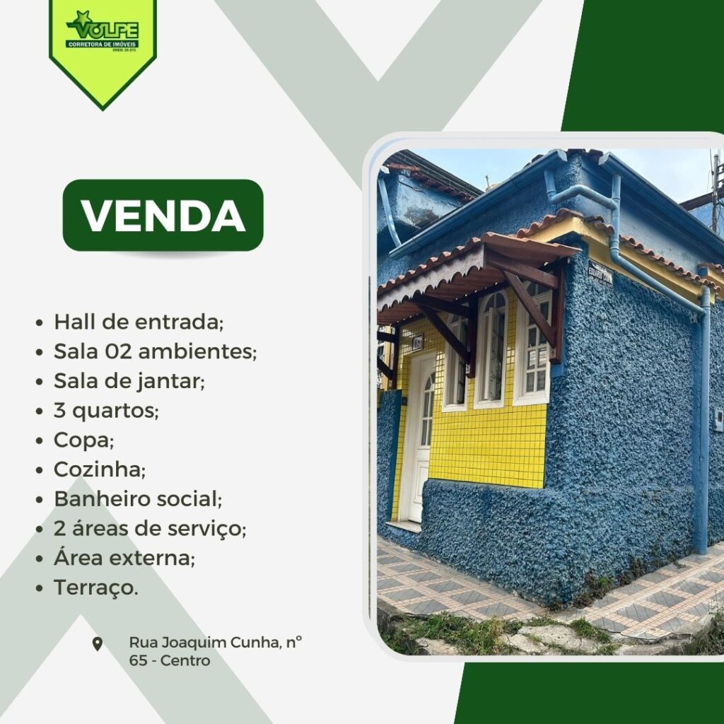 Rua Joaquim Cunha – Centro