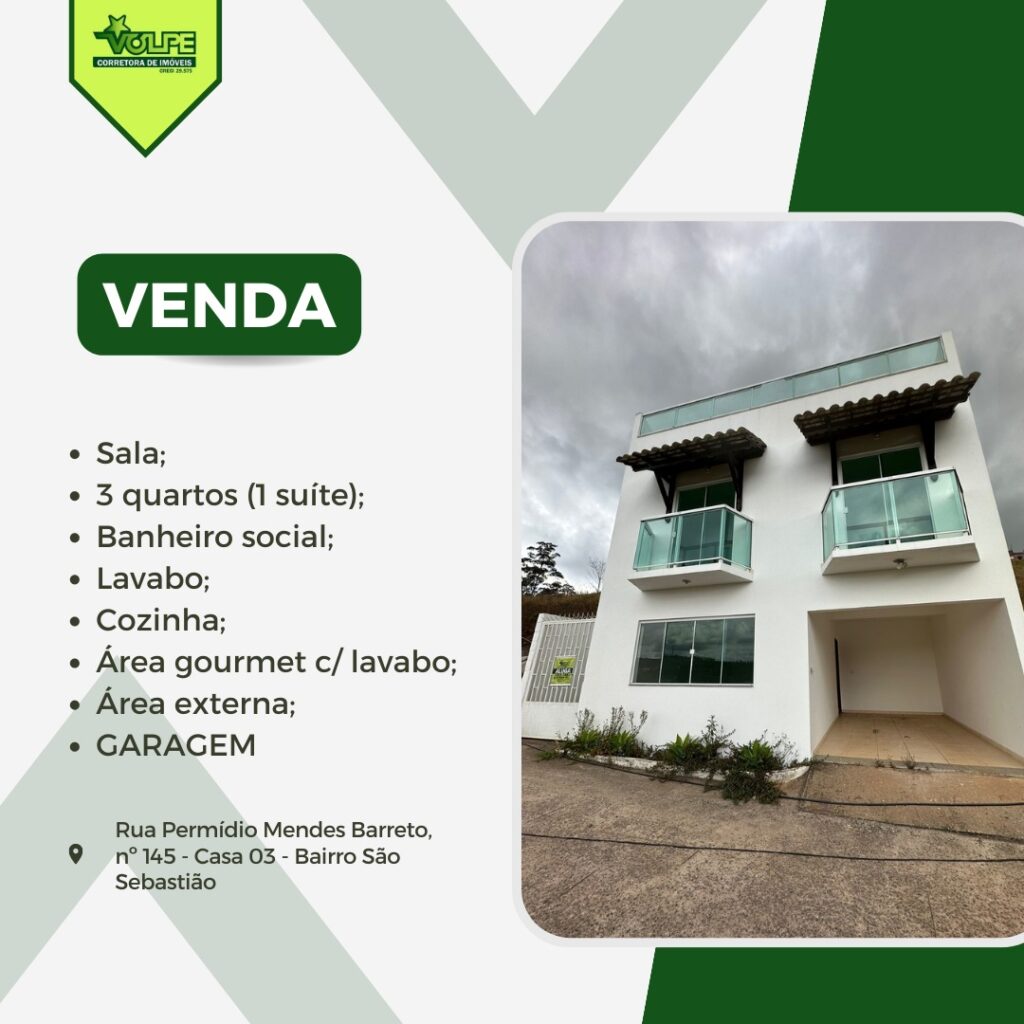 Rua Permídio Mendes Barreto – Bairro São Sebastião