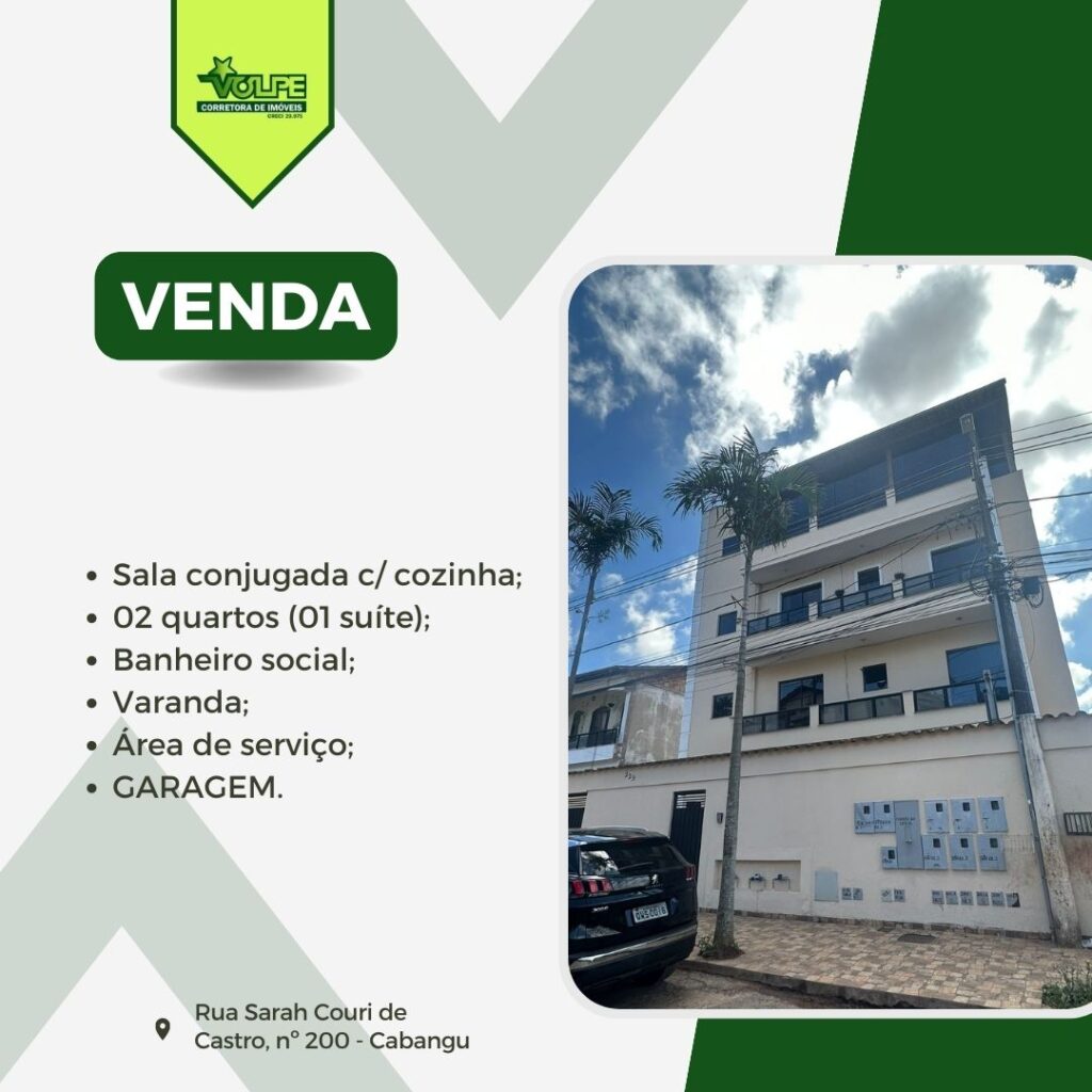 Rua Sarah Couri de Castro – Bairro Cabangu