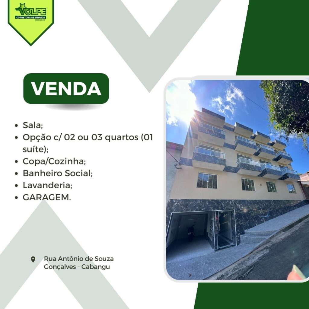 Rua Antônio de Souza Gonçalves – Bairro Cabangu