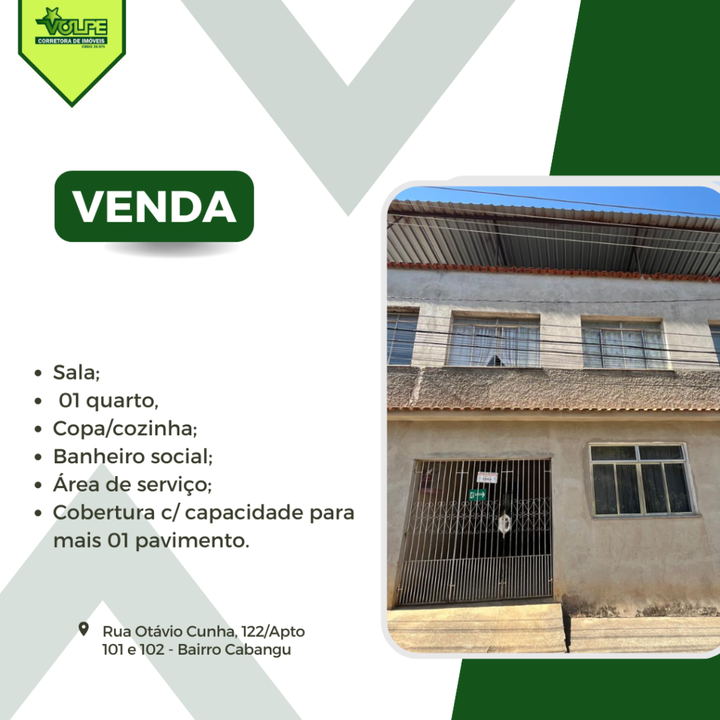 Rua Otávio Cunha – Bairro Cabangu