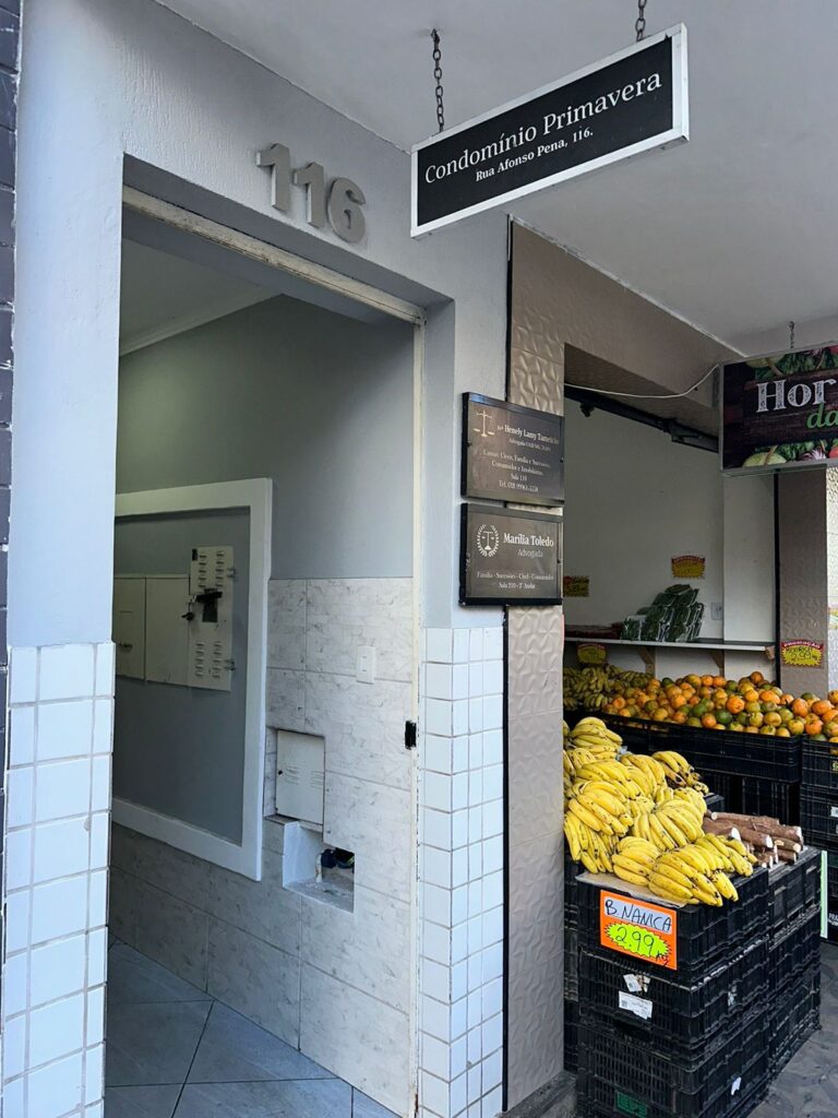 Rua Afonso Pena, nº 116, 4º andar, 401, condomínio Primavera