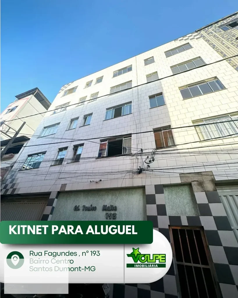 Apartamento para locação, Centro, Santos Dumont, MG